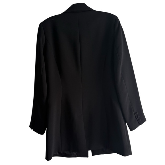 COLDWATER CREEK Long Career Blazer in Classic Black Size 6 PETITE — GORGEOUS!!!! - Picture 2 of 7